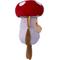 Show in main carousel: Fikas Freaky Friends Mushroom Monkey Squeaky Emotional Support Plush Dog Toy, Red/Brown/White slide 4 of 6