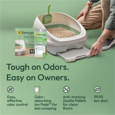 Show full view: Tidy Cats Breeze Unscented Cat Litter Pellets, 7-lb bag slide 10 of 14