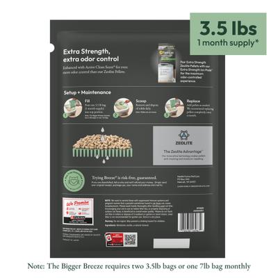 Show full view: Tidy Cats Breeze Cat Litter Enhanced Pellets Refill, 3.5-lb bag slide 4 of 12