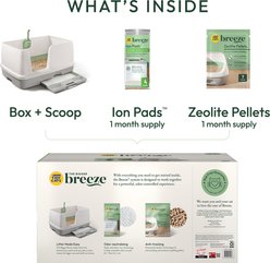 Tidy Cats Breeze X-Large Multi-Cat Starter Kit Litter Box, Litter Pellets & Pads slide 2 of 8