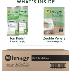 Tidy Cats Breeze Cat Pads & Litter Pellets Bundle Pack, 7.91-lb box
