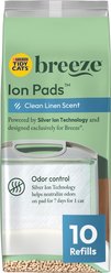 Tidy Cats Breeze Spring Clean Scented Litter System Cat Pads, 10 count