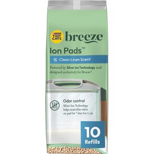 Tidy Cats Breeze Spring Clean Scented Litter System Cat Pads, 10 count