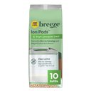 Tidy Cats Breeze Bright Lemongrass Scented Ion Cat Litter Box Pads Refill Pack, 10 pack
