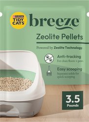 Tidy Cats Breeze Unscented Cat Litter Pellets, 3.5-lb bag, case of 6