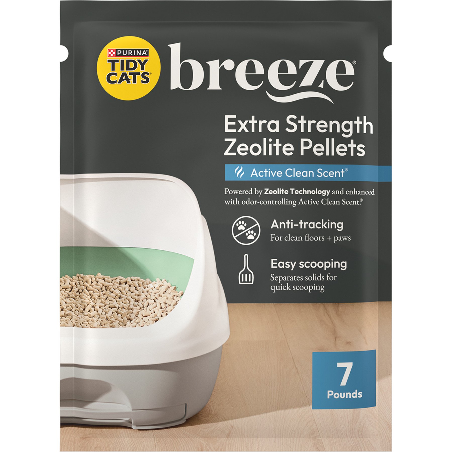 Tidy Cats Breeze Cat Litter Enhanced Pellets Refill, 7-lb bag