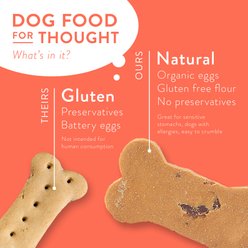 Portland Pet Food Company Gingerbread Biscuits Grain-Free & Gluten-Free Dog Treats, 5-oz bag, bundle of 3 slide 2 of 5