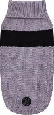 Show full view: GF Pet Catalyst Solid Dog Sweater, Grey, XXX-Large slide 2 of 7