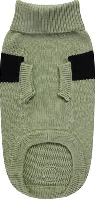 Show full view: GF Pet Catalyst Solid Dog Sweater, Green, XXXX-Large slide 3 of 8