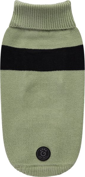 Show full view: GF Pet Catalyst Solid Dog Sweater, Green, XXXX-Large slide 2 of 7