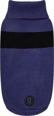 Show full view: GF Pet Catalyst Solid Dog Sweater, Blue, Medium slide 2 of 8