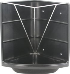Tarter 3 Flake Corner Mount Poly Horse Hay & 4-gal Grain Feeder slide 1 of 3
