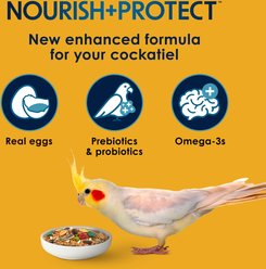 Kaytee Forti-Diet Pro Health Egg-Cite! Nourish+Protect Cockatiel Food, 5-lb bag slide 2 of 8