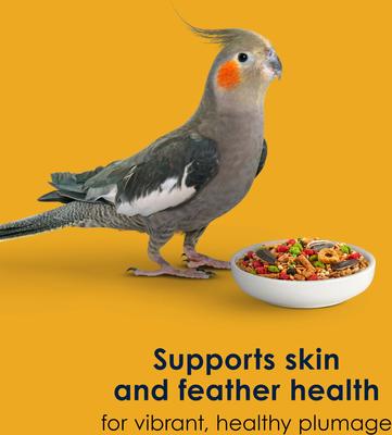 Show full view: Kaytee Forti-Diet Pro Health Egg-Cite! Nourish+Protect Cockatiel Food, 5-lb bag slide 7 of 10