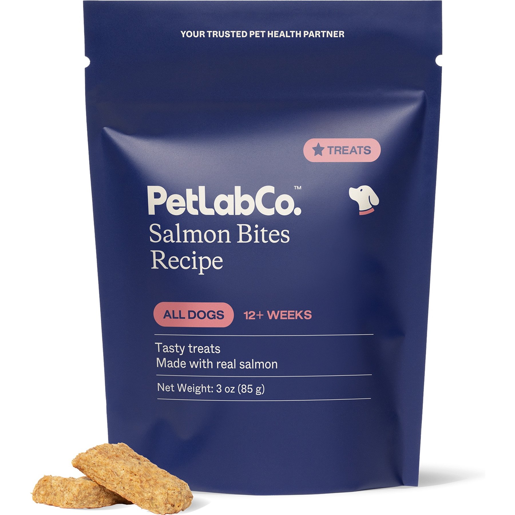 PetLabCo. Salmon Bites Dog Treats, 3-oz bag