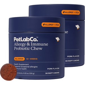PetLab Co. Allergy & Immune Probiotic Chew Supplement for Dogs, 60 count