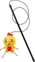 FuzzYard Hen Diesel Plush Cat Toy with Catnip, Yellow