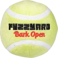 FuzzYard Tennis Ball Squeaky Plush Dog Toy, Yellow slide 1 of 4