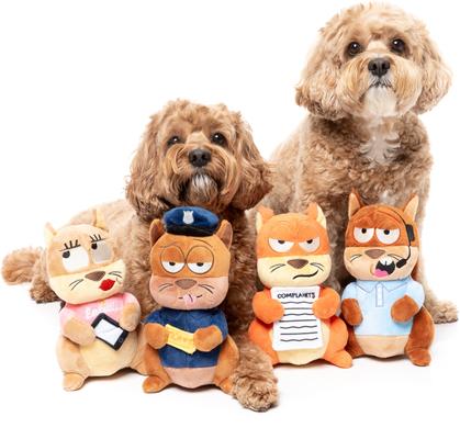 Show full view: FuzzYard #Ashleigh Squeaky Plush Dog Toy, Pink slide 7 of 7