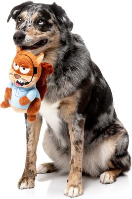 Show full view: FuzzYard Telemarketer Tom Squeaky Plush Dog Toy, Blue slide 3 of 6