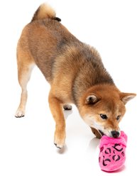 FuzzYard Angel Slipper Squeaky Plush Dog Toy, Pink slide 2 of 5