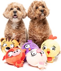 FuzzYard Hen Diesel Squeaky Plush Dog Toy, Yellow slide 2 of 5