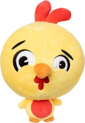 FuzzYard Hen Diesel Squeaky Plush Dog Toy, Yellow