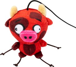 FuzzYard Moo-Hammad Ali Plush Cat Toy with Catnip, Red slide 2 of 3