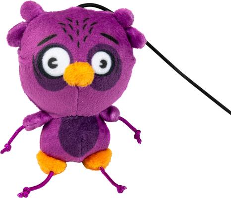 Show full view: FuzzYard Hoo-Dini Plush Cat Toy with Catnip, Purple slide 3 of 3