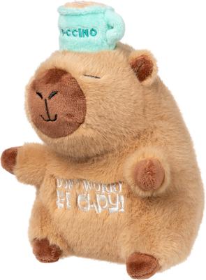 Show full view: FuzzYard CAPY-CCINO Squeaky Plush Dog Toy, Brown slide 2 of 5