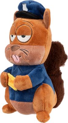 Show full view: FuzzYard Curbside Carl Squeaky Plush Dog Toy, Blue slide 2 of 6