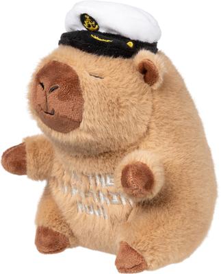 Show full view: FuzzYard CAPY-TAIN Squeaky Plush Dog Toy, Brown slide 3 of 6