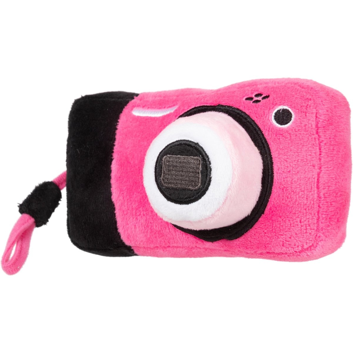FuzzYard Digicam Squeaky Plush Dog Toy, Pink