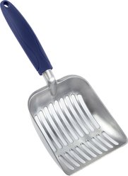 WePet Flat Aluminum Alloy Cat Litter Scooper, Blue, Small