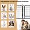 Show in main carousel: Yafylly 39.37-in Heavy Duty Metal Dog Playpen, Black, Black, 6-panel slide 6 of 6