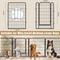 Show in main carousel: Yafylly 39.37-in Heavy Duty Metal Dog Playpen, Black, Black, 8-panel slide 4 of 5