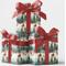 Show in main carousel: London Penny Evergreen Equestrian Wrapping Paper, Glossy, 15-ft roll slide 3 of 4