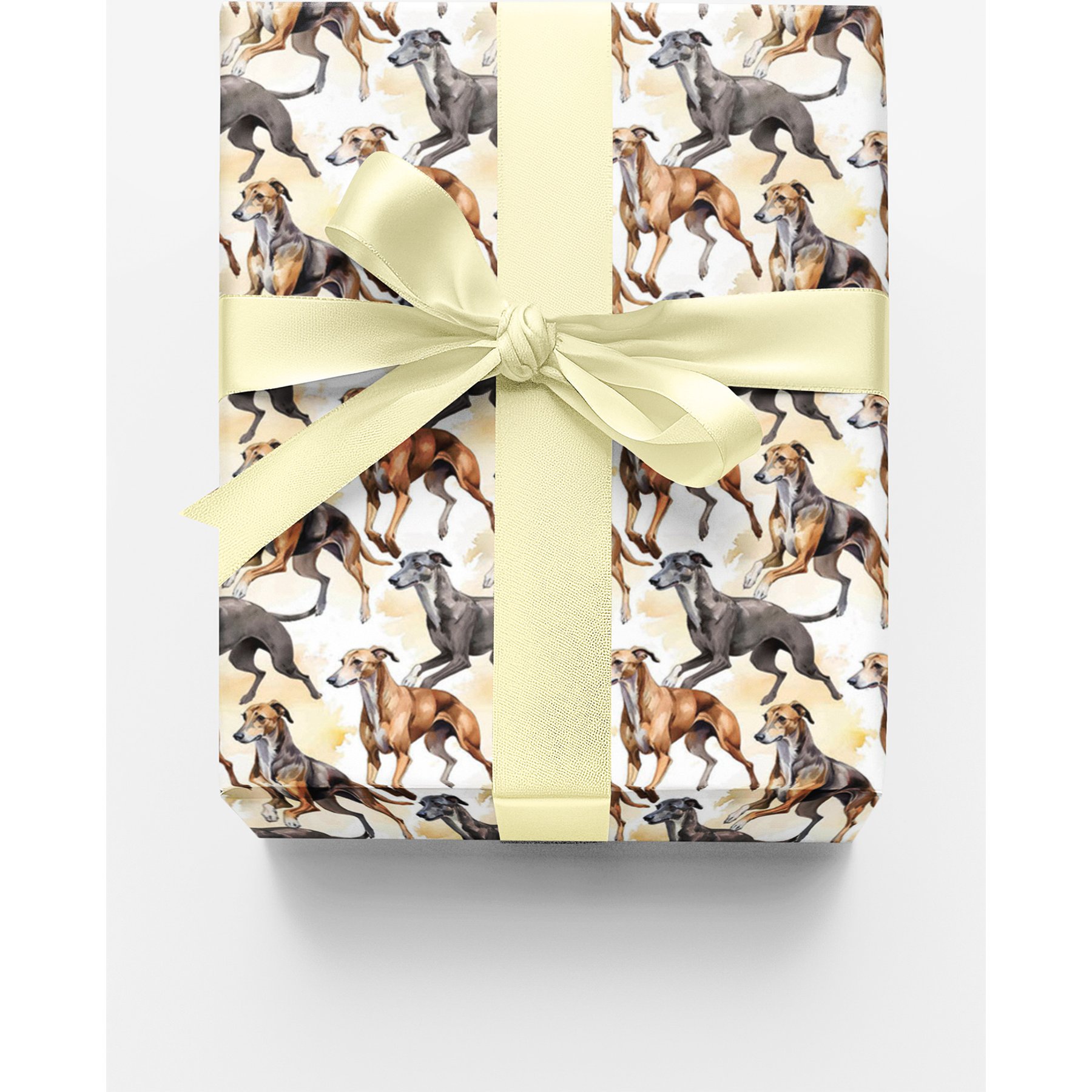 London Penny Speed & Grace Greyhound Wrapping Paper, Matte, 15-ft roll