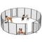 Show in main carousel: Yafylly 39.37-in Heavy Duty Metal Dog Playpen, Black, 16-panel slide 3 of 6