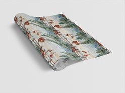 London Penny Evergreen Equestrian Wrapping Paper, Matte, 15-ft roll slide 2 of 4