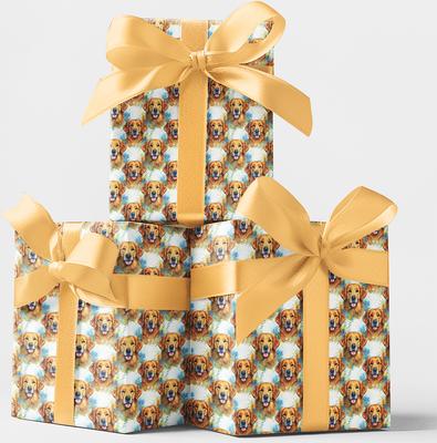 Show full view: London Penny The Golden Standard Wrapping Paper, Glossy, 6-ft roll slide 4 of 5