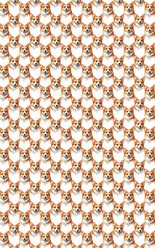 London Penny Corgi Wiggle Wrap Wrapping Paper, Glossy, 6-ft roll slide 2 of 4