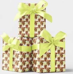 London Penny Golden Playtime Wrapping Paper, Matte, 15-ft roll slide 2 of 4