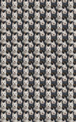 Show full view: London Penny Westie Wonders Wrapping Paper, Glossy, 6-ft roll slide 5 of 5