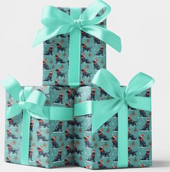 London Penny Howliday Retriever Cheer Wrapping Paper, Glossy, 15-ft roll slide 2 of 4