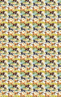 Show full view: London Penny Lab's Bounding Pounce Wrapping Paper, Glossy, 6-ft roll slide 4 of 4