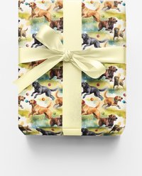 London Penny Lab's Bounding Pounce Wrapping Paper, Glossy, 6-ft roll
