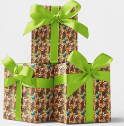 London Penny Golden Trot Wrapping Paper, Glossy, 15-ft roll slide 2 of 4