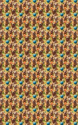 Show full view: London Penny Golden Trot Wrapping Paper, Glossy, 15-ft roll slide 4 of 4