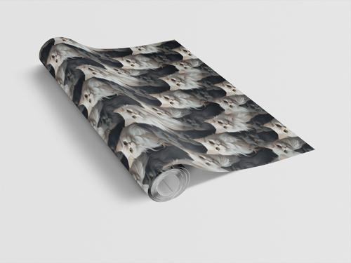 Show full view: London Penny Persian Grace Wrapping Paper, Glossy, 6-ft roll slide 2 of 4
